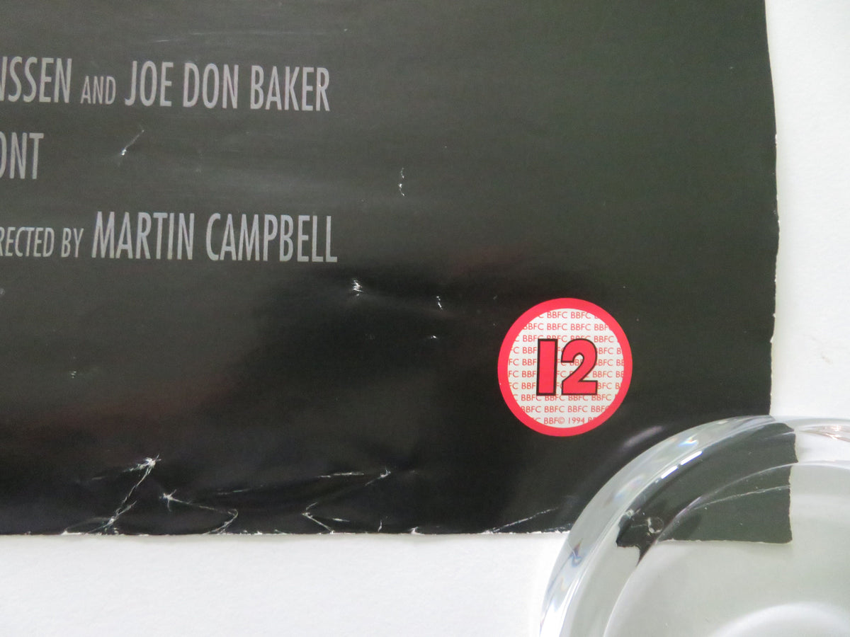 GoldenEye VHS Video Poster Rolled 007 James Bond Pierce Brosnan Sean Bean 1995