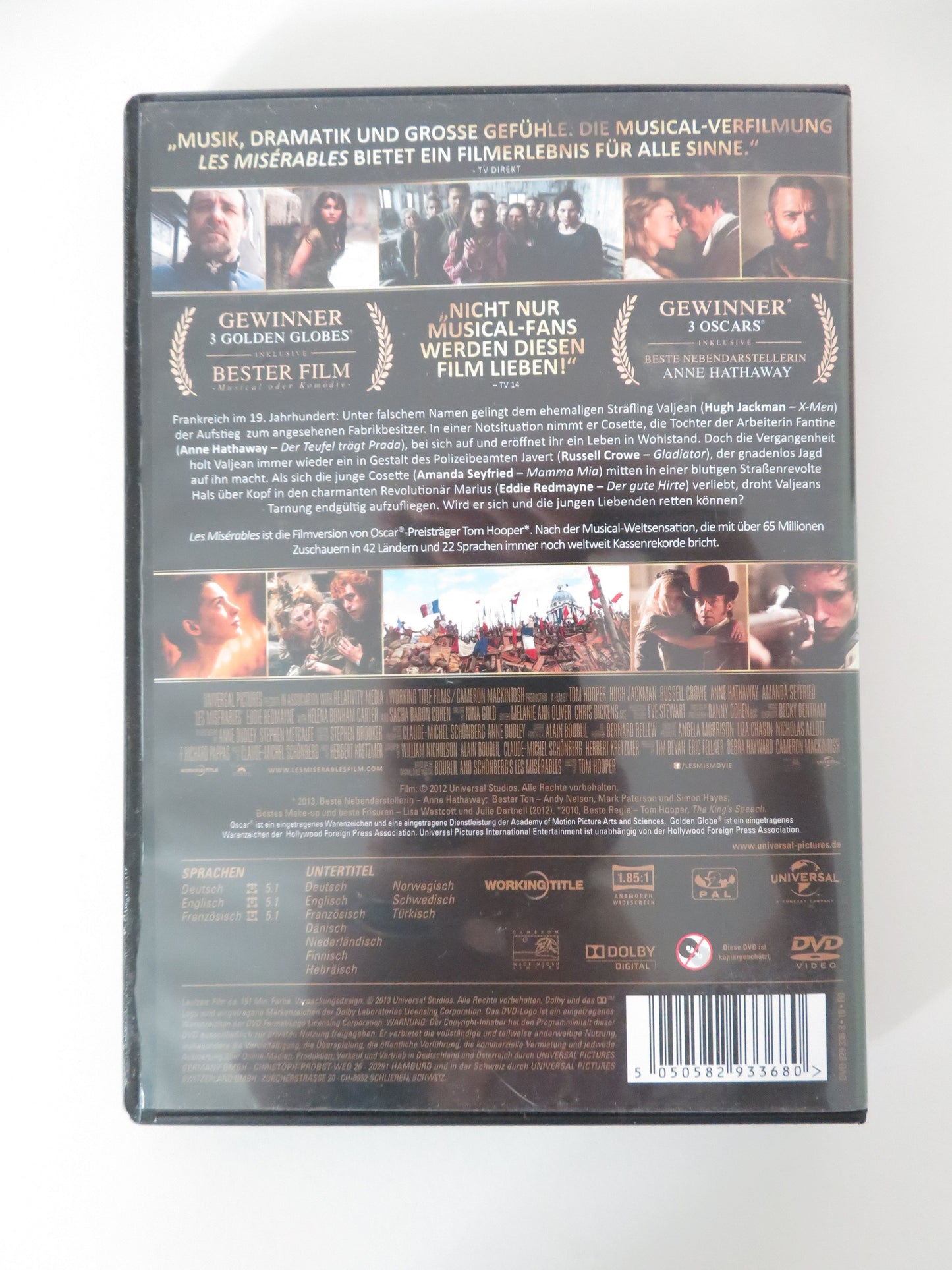 Les Miserables - Das Musical Phanomen (DVD) Hugh Jackman 2012 Region 2