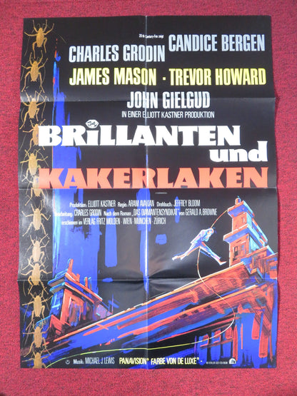 11 HARROWHOUSE GERMAN A1 POSTER FOLDED CHARLES GRODIN JAMES MASON 1975 Rendezvous Cinema Movie posters