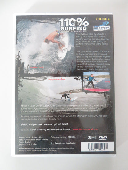110% Surfing techniques instructional DVD (DVD) 2008 Region 0