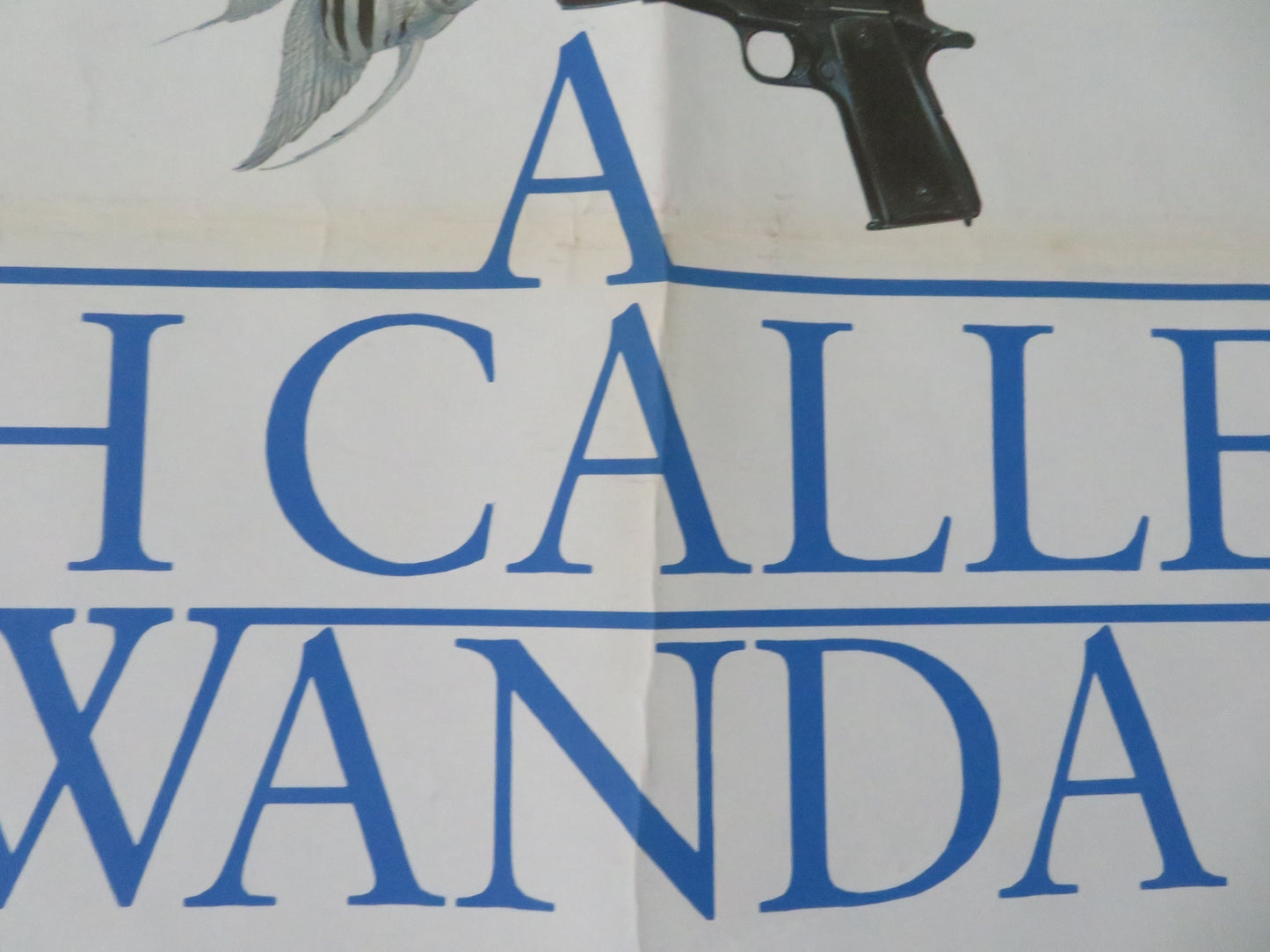 A Fish Called Wanda UK Quad Rolled Poster John Cleese Jamie Lee Curtis 1988