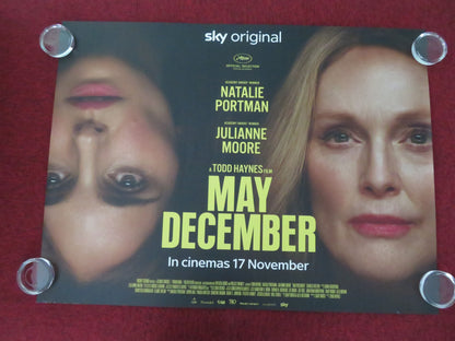 May December UK Quad Rolled Poster Natalie Portman Julianne Moore 2023