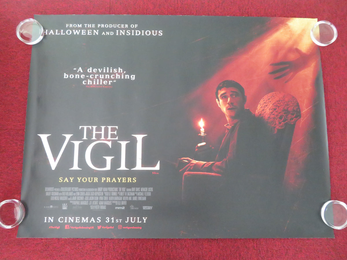 The Vigil UK Quad Rolled Poster Dave Davis Lynn Cohen Menashe Lustig 2020