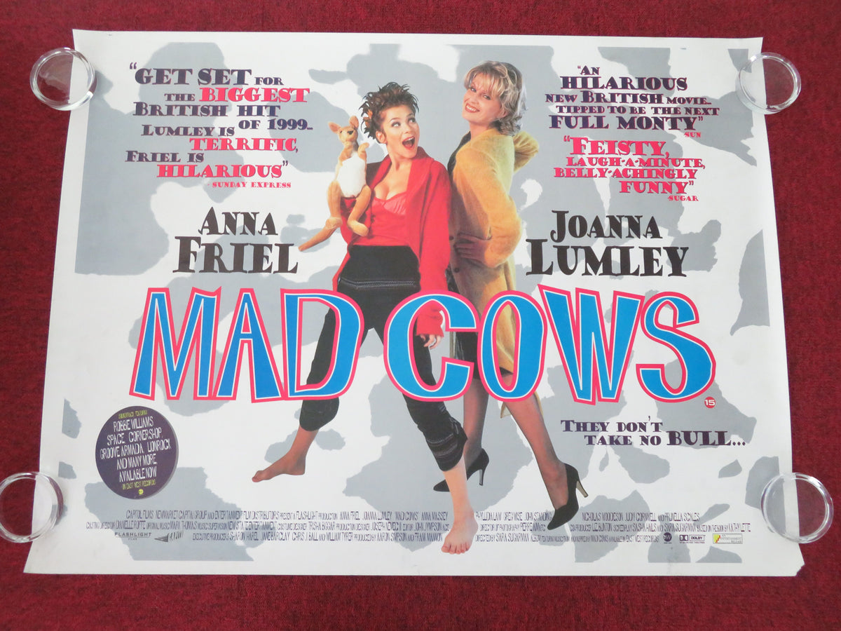 Mad Cows UK Quad Rolled Poster Anna Friel Joanna Lumley Anna Massey 1999