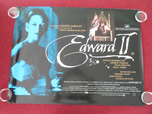 Edward II UK Quad Rolled Poster Steven Waddington Tilda Swinton 1991