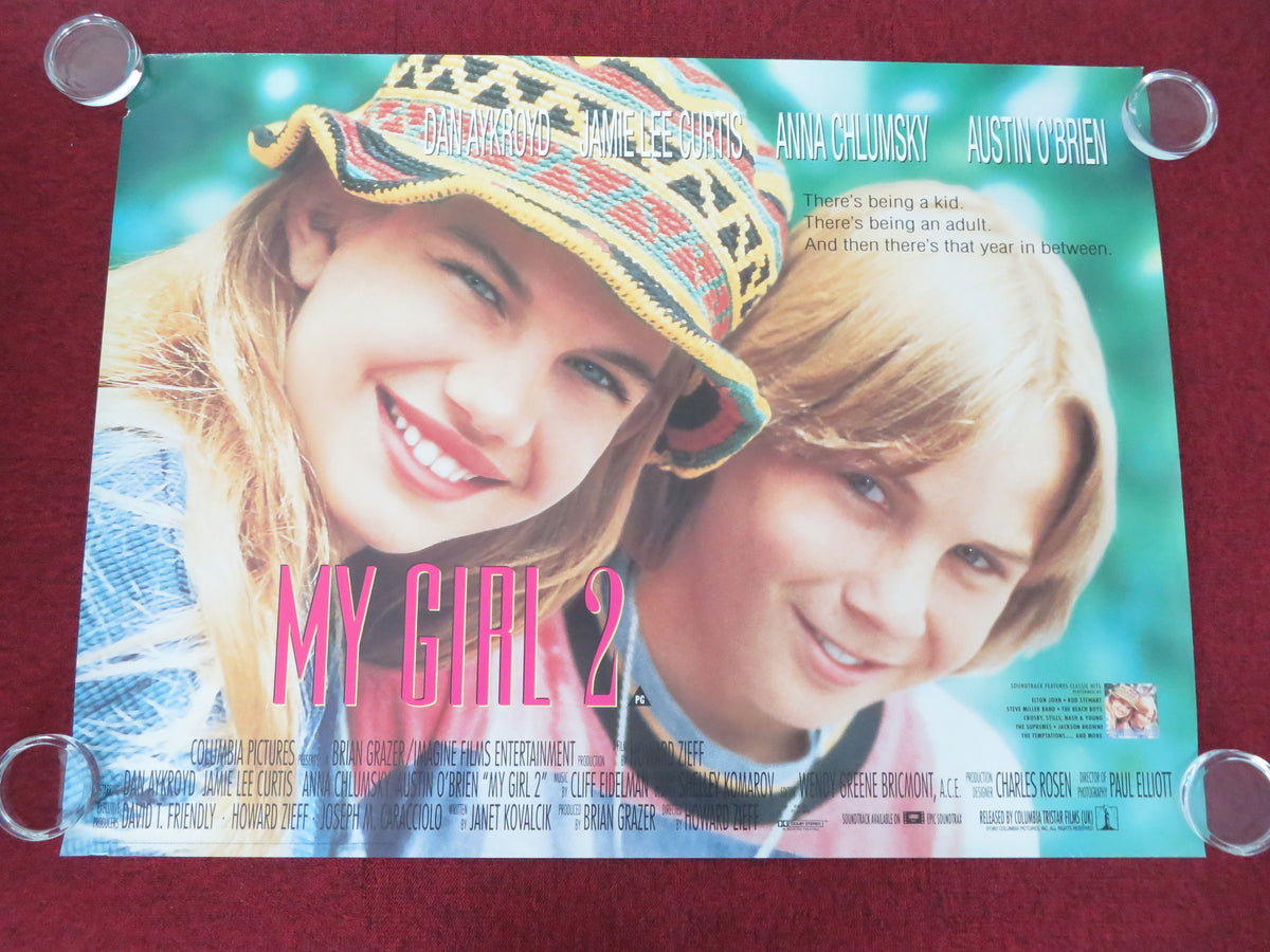 My Girl 2 UK Quad Rolled Poster Dan Aykroyd Jamie Lee Curtis Anna Chlumsky 1994
