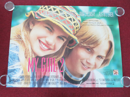 My Girl 2 UK Quad Rolled Poster Dan Aykroyd Jamie Lee Curtis Anna Chlumsky 1994