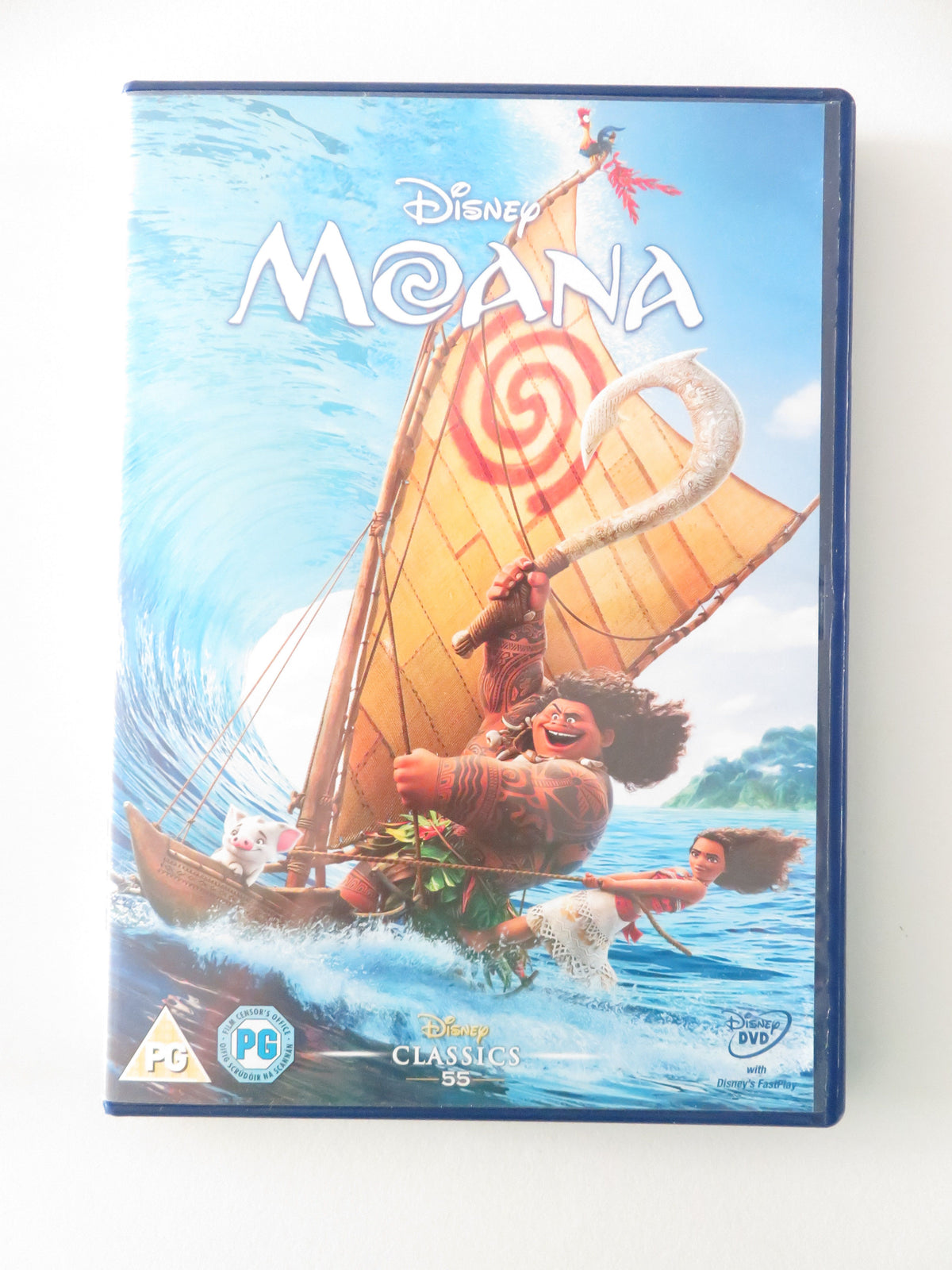 Moana (DVD) Disney Auli'i Cravalho Dwayne Johnson 2016 Region 2