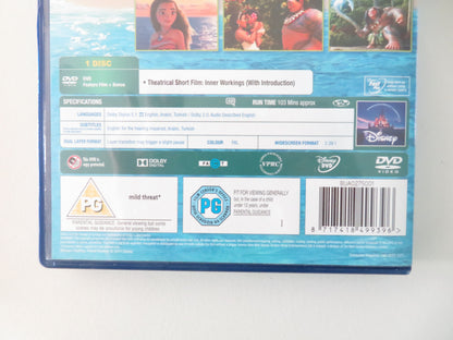 Moana (DVD) Disney Auli'i Cravalho Dwayne Johnson 2016 Region 2