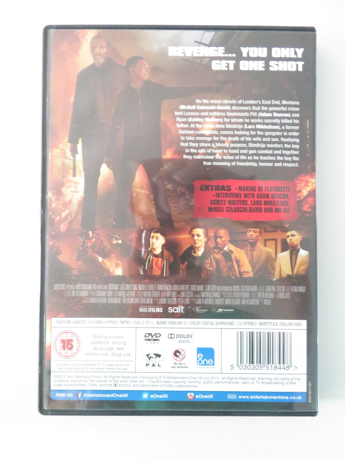 Montana (DVD) Lars Mikkelsen Ashley Walters 2014 Region 2