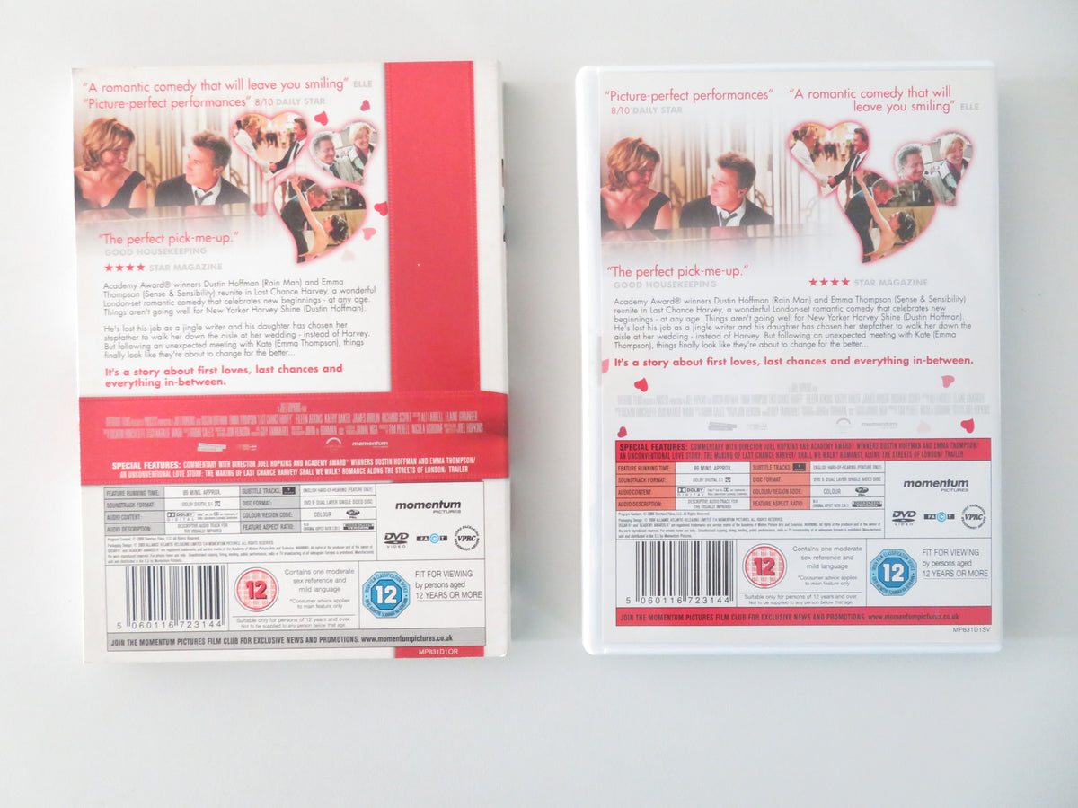 Last Chance Harvey (DVD) Dustin Hoffman Emma Thompson 2009 Region 2