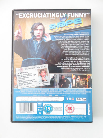 Alan Partridge: Alpha Papa (DVD) Steve Coogan Colm Meaney 2013 Region 2