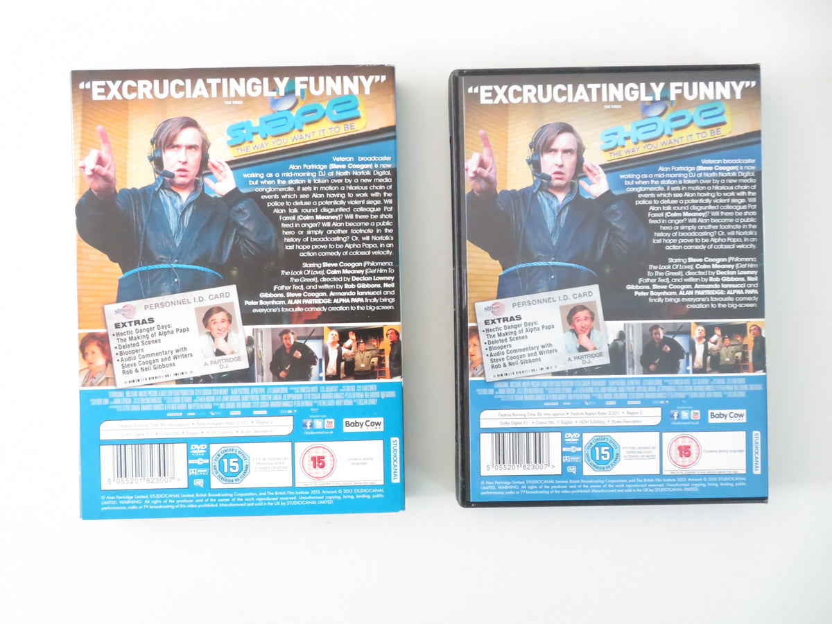 Alan Partridge: Alpha Papa (DVD) Steve Coogan Colm Meaney 2013 Region 2