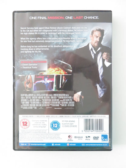 3 Days to Kill (DVD) Kevin Costner Hailee Steinfeld 2014 Region 2