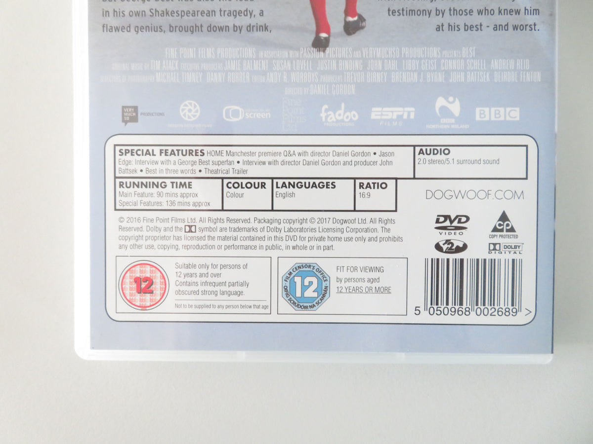 George Best: All by Himself (DVD) George Best Angie Best 2016 Region 2