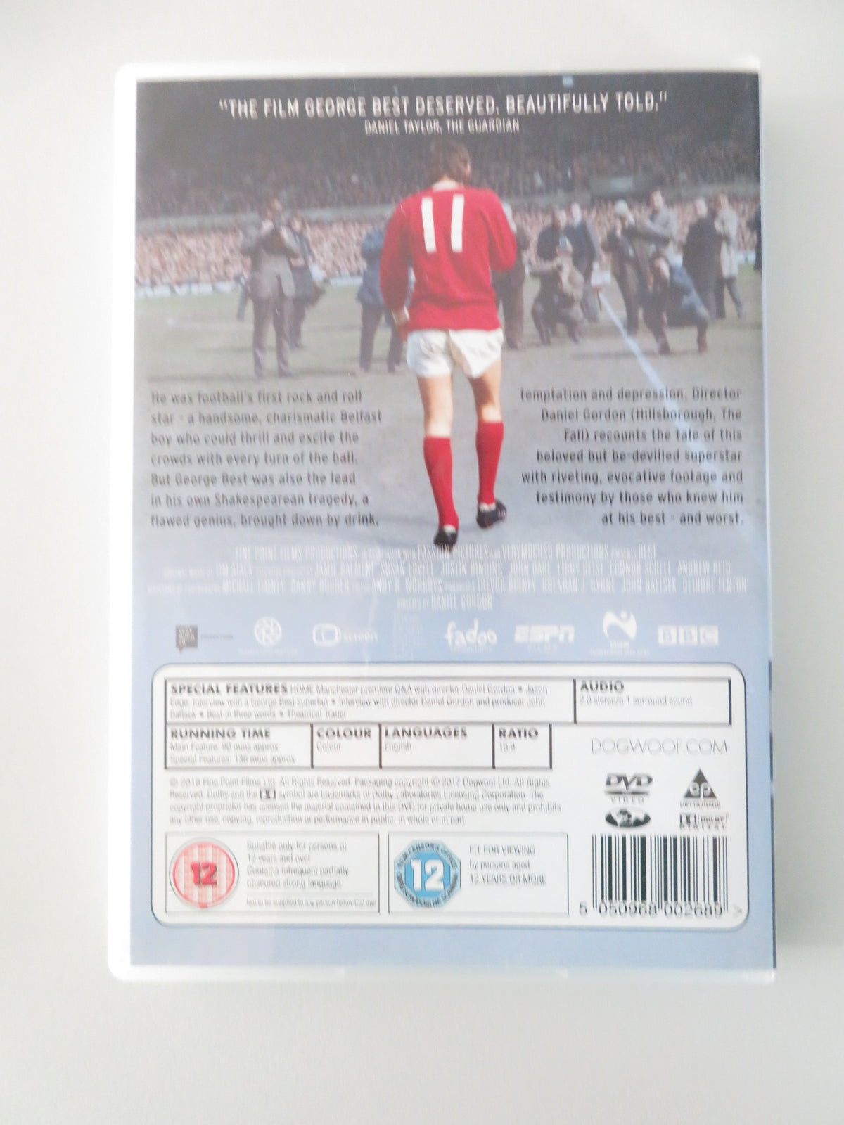 George Best: All by Himself (DVD) George Best Angie Best 2016 Region 2