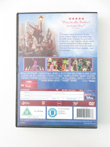 Mary Poppins Returns - B (DVD) Disney Emily Blunt Colin Firth 2018 Region 2