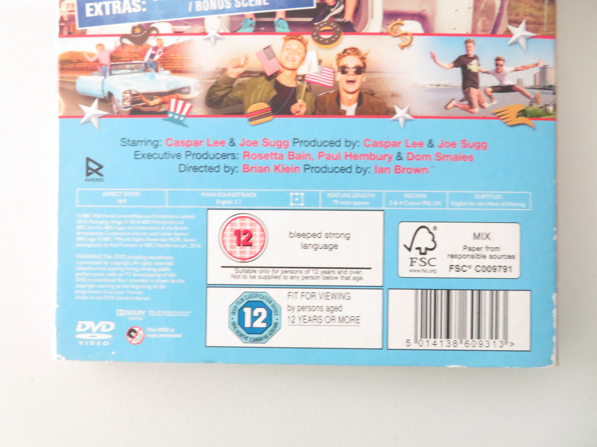 Joe and Caspar Hit the Road (DVD) Joe Sugg Caspar Lee 2015 Region 2,4