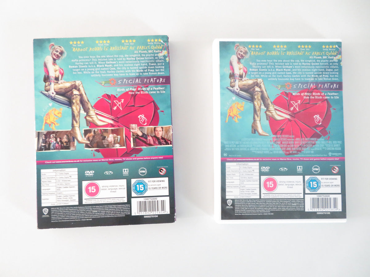 Birds of Prey - B (DVD) DC Harley Quinn Margot Robbie Rosie Perez 2020 Region 2