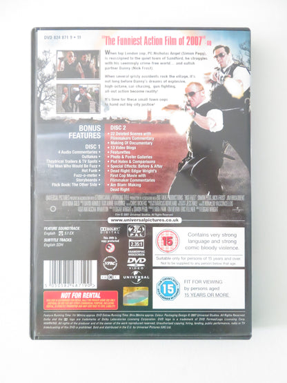 Hot Fuzz - B 2 Disc Special Edition (DVD) Simon Pegg Nick Frost 2007 Region 2,4