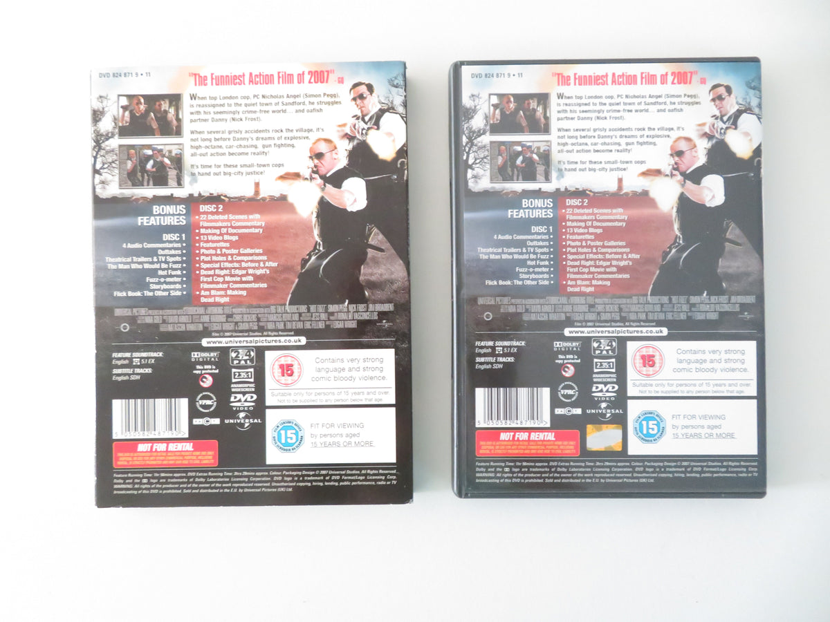 Hot Fuzz - B 2 Disc Special Edition (DVD) Simon Pegg Nick Frost 2007 Region 2,4
