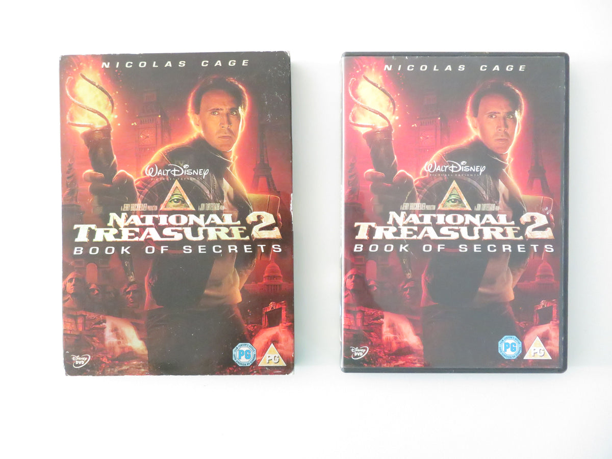 National Treasure 2 - Book of Secrets 2 Discs (DVD) Disney N. Cage 2007 Region 2