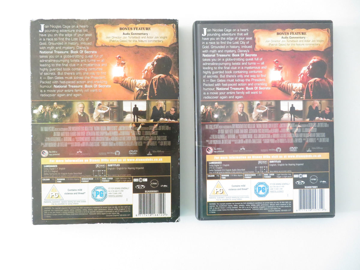 National Treasure 2 - Book of Secrets 2 Discs (DVD) Disney N. Cage 2007 Region 2
