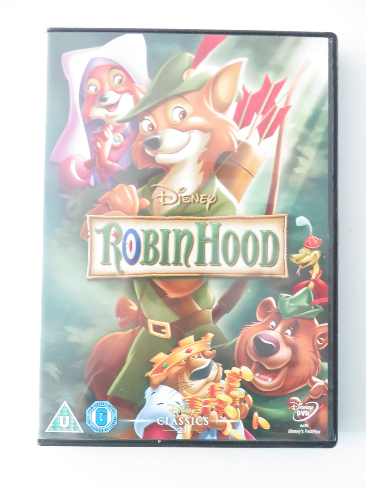 Robin Hood - B (DVD) Disney Peter Ustinov Terry-Thomas 1973 Region 2