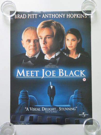 Meet Joe Black VHS Video Poster Rolled Brad Pitt Anthony Hopkins 1998