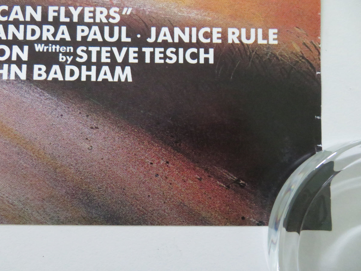 American Flyers VHS Video Poster Rolled Kevin Costner David Marshall Grant 1985