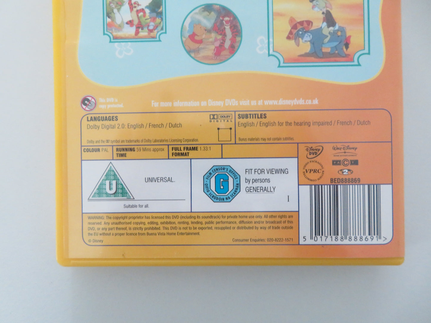 The Magical World of Winnie the Pooh -It's Playtime with Pooh (DVD) 2003 Region2