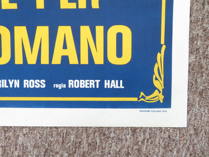 Una vergine per l'Impero Romano Italian 2 Foglio Poster Nadine Roussial 1983