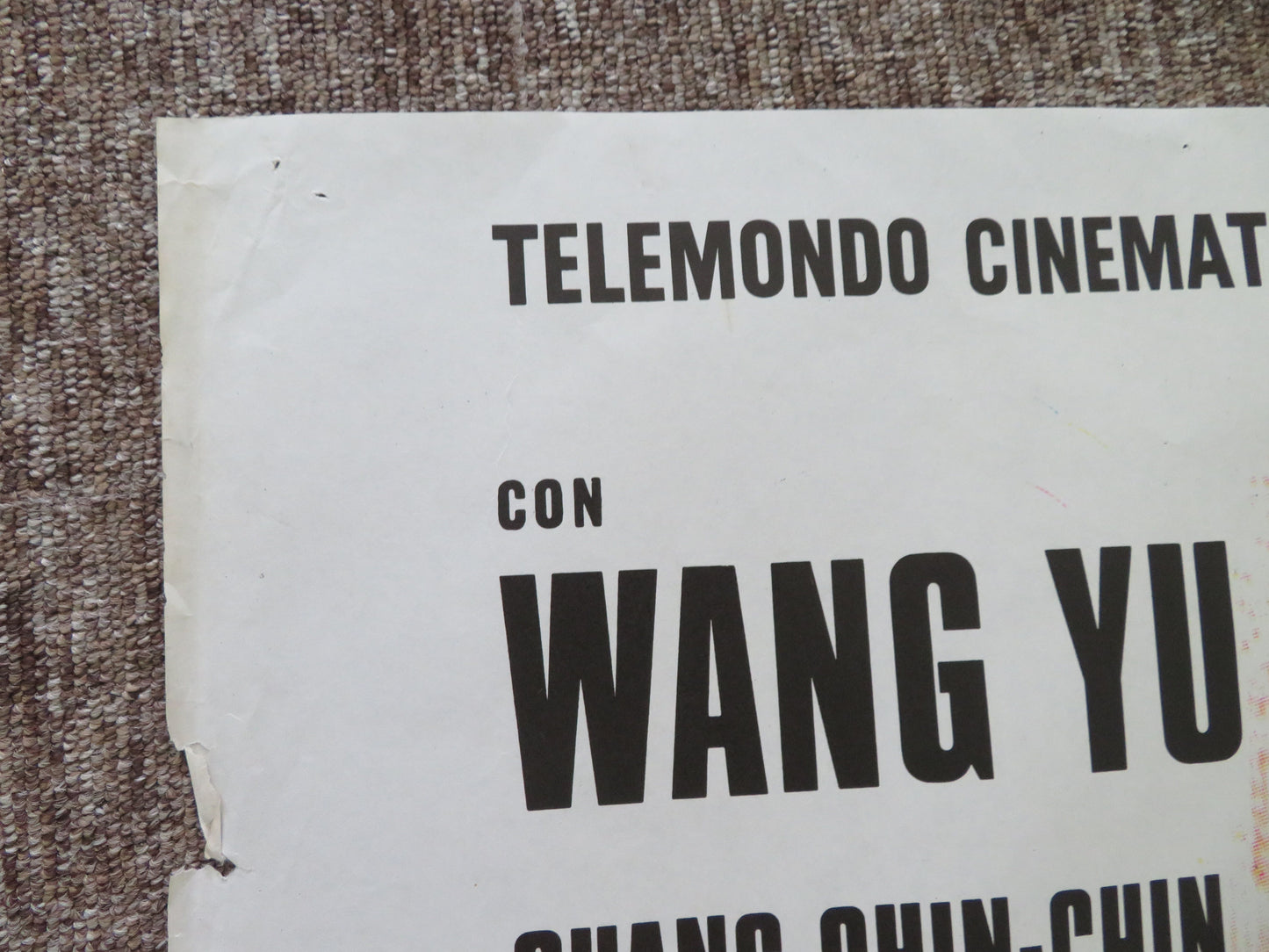 The Screaming Tiger Italian 2 Foglio Poster Jimmy Wang Yu Ching-Ching Chang 1973
