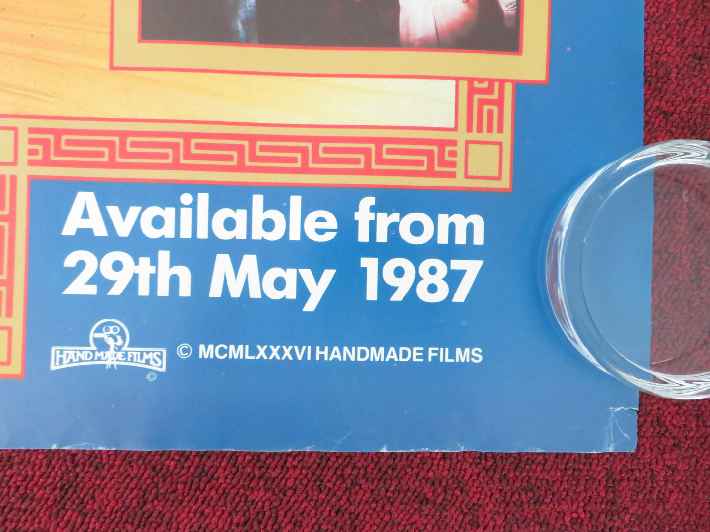 Shanghai Surprise - B UK Quad Rolled Poster Sean Penn Madonna Paul Freeman 1986