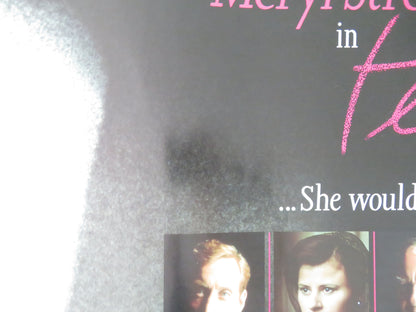 Plenty UK Quad Rolled Poster Meryl Streep Sam Neill Sting Tracy Ullman 1985