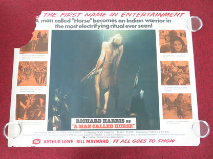 A Man Called Horse UK Quad Rolled Poster Richard Harris Judith Anderson 1970