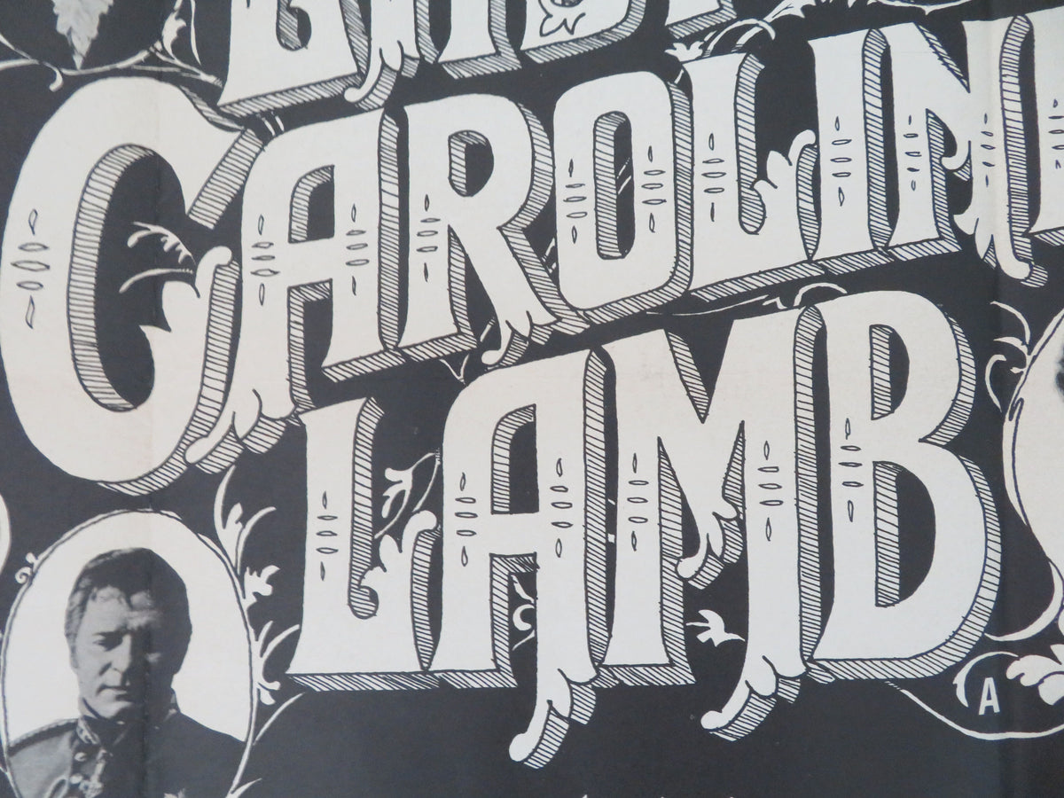 Lady Caroline Lamb UK Quad Rolled Poster Sarah Miles Richard Chamberlain 1972