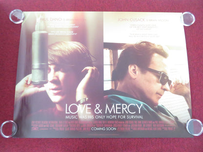 Love & Mercy- A UK Quad Rolled Poster Paul Dano John Cusack Paul Giamatti 2015