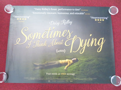 Sometimes I Think About Dying UK Quad Rolled Poster Daisy Ridley D. Merheje 2024