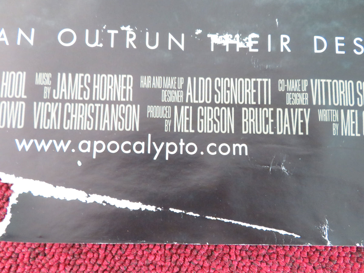 Apocalypto UK Quad Rolled Poster Gerardo Taracena Raoul Max Trujillo 2006