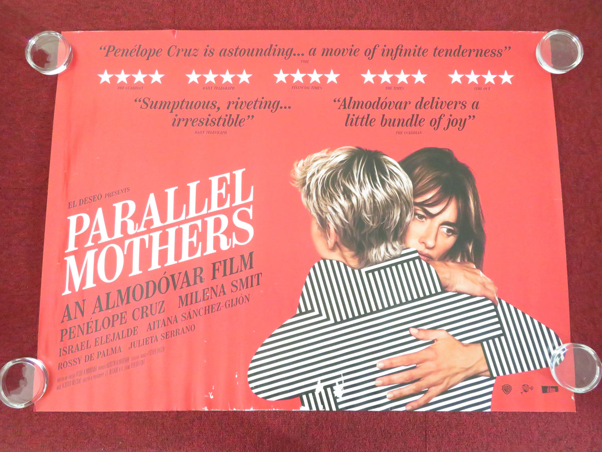 Parallel Mothers UK Quad Rolled Poster Penélope Cruz Milena Smit 2021