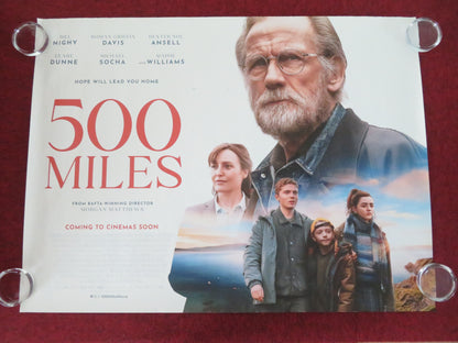 500 Miles UK Quad Rolled Poster Bill Nighy Maisie Williams 2026