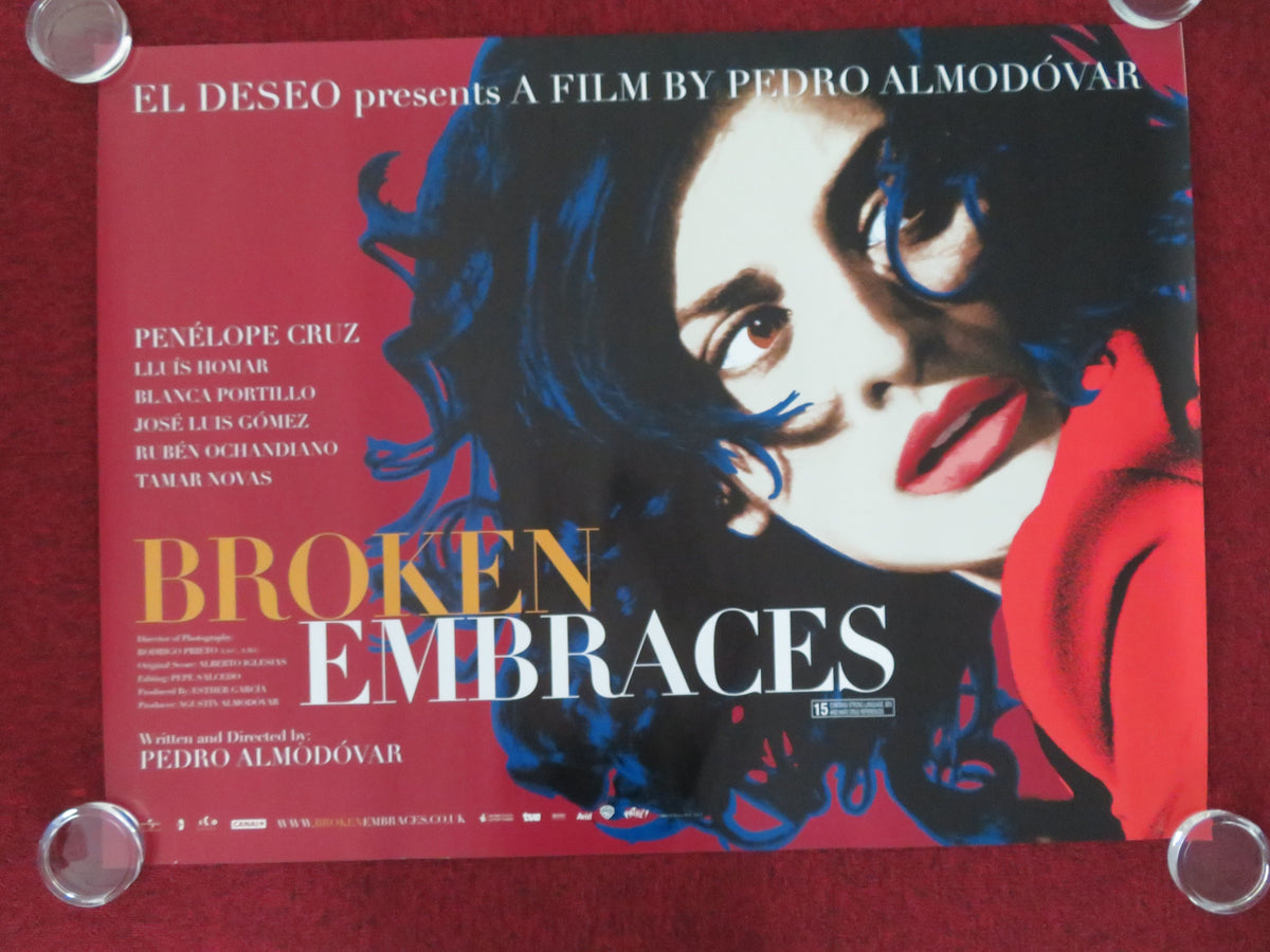 Broken Embraces UK Quad Rolled Poster Penélope Cruz Lluís Homar 2009