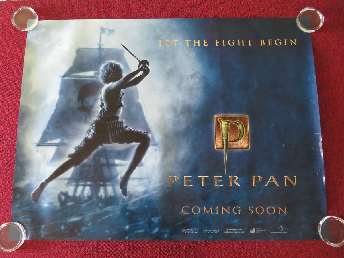 Peter Pan - B UK Quad Rolled Poster Jeremy Sumpter Jason Isaacs 2003