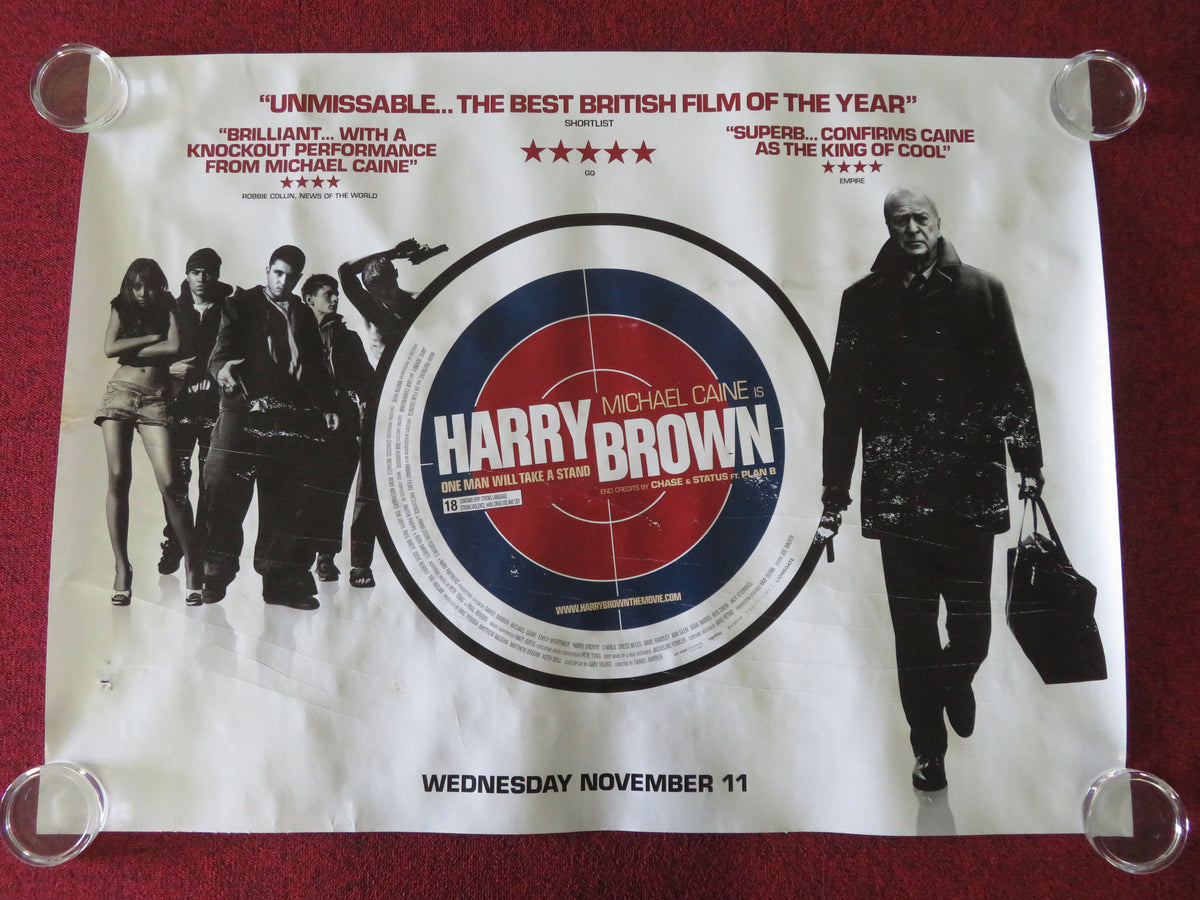 Harry Brown UK Quad Rolled Poster Michael Caine Emily Mortimer D. Bradley 2009