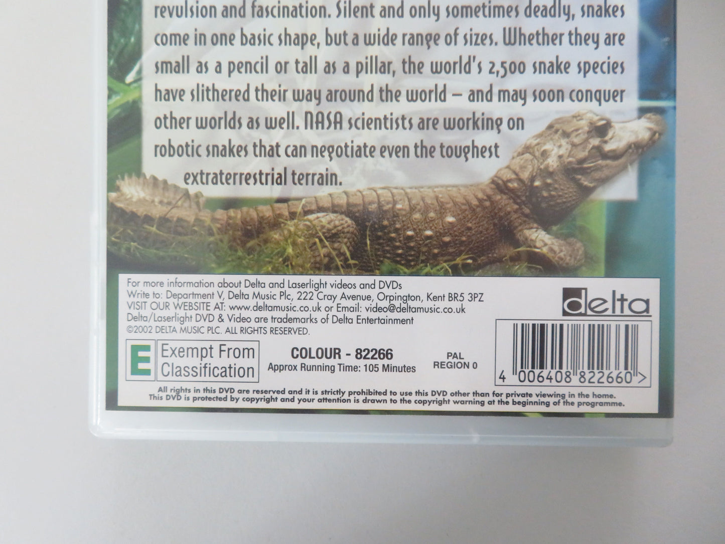 The Whole Story: Crocodiles and Snakes (DVD) 2002 Region 0
