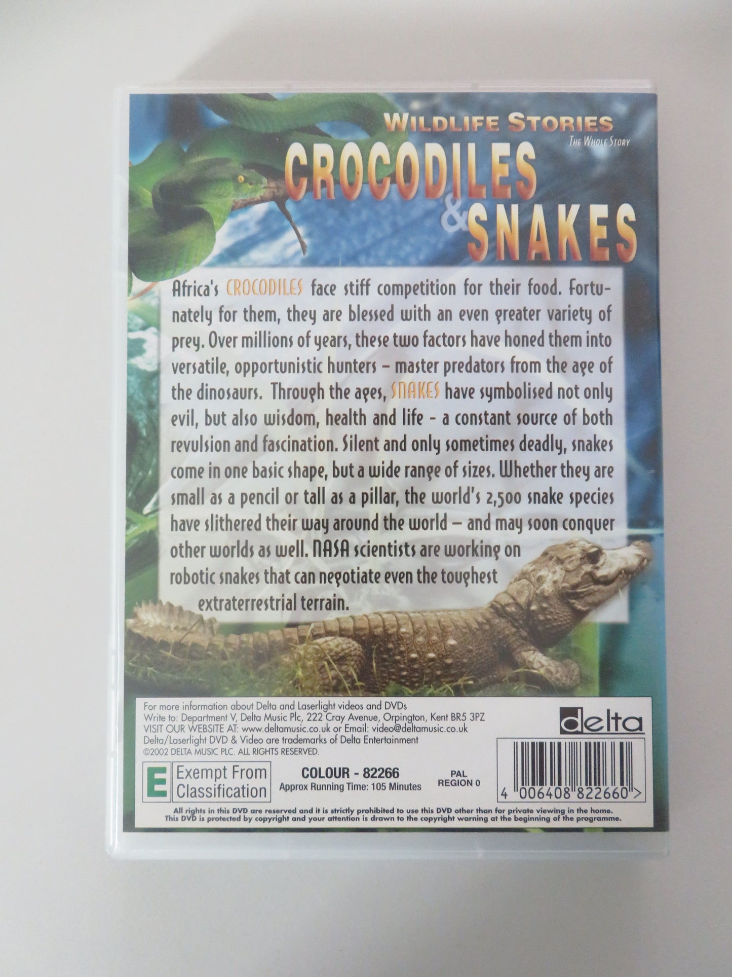 The Whole Story: Crocodiles and Snakes (DVD) 2002 Region 0