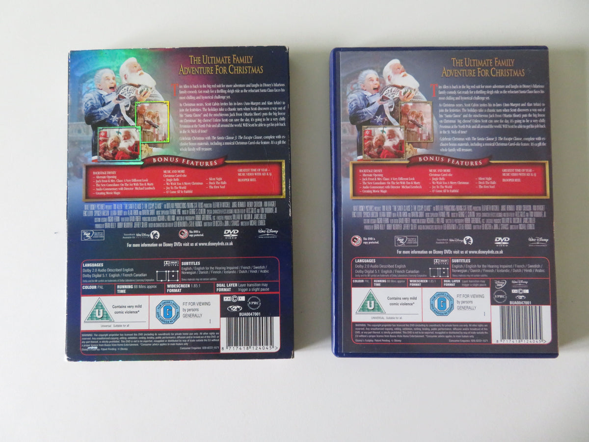 The Santa Clause 3: The Escape Clause (DVD) Disney Tim Allen 2006 Region 2