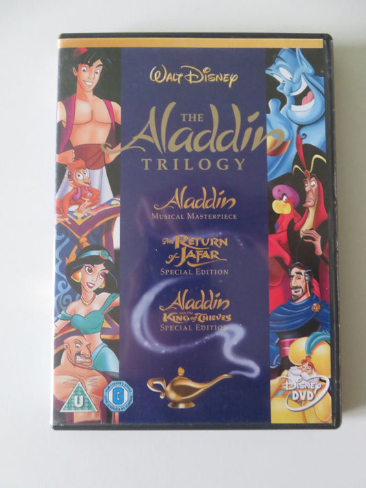 Aladdin Trilogy - 3 Disney Aladdin films (DVD) Robin Williams 1992 Region 2