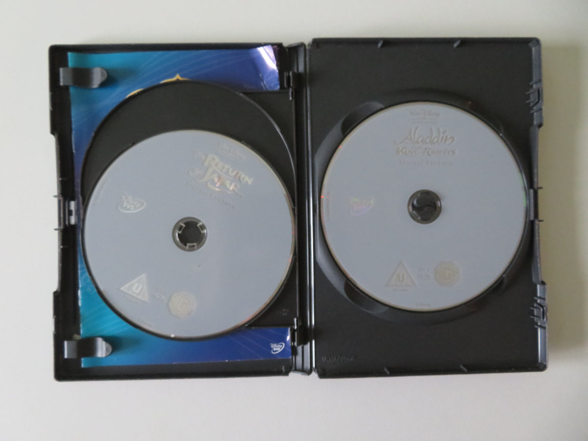 Aladdin Trilogy - 3 Disney Aladdin films (DVD) Robin Williams 1992 Region 2